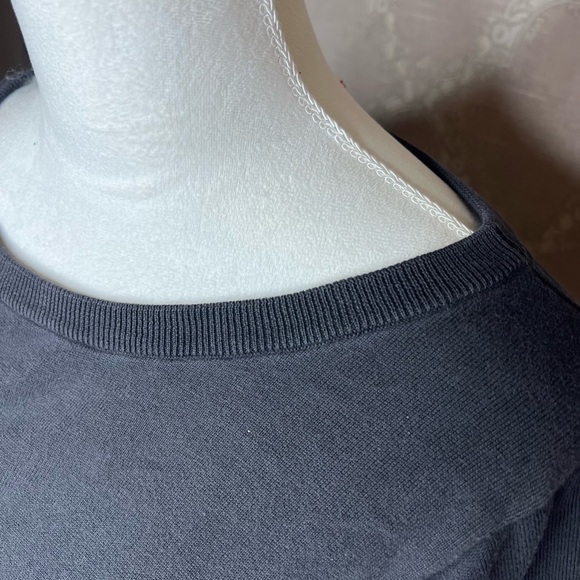 Lands' End Black 3/4th Sleeve Top Size XL/P - Picture 3 of 6